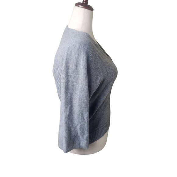 Rachel Zoe Cozycore Basic Everyday Soft Relax Wool Blend Wrap Sweater Size Small - Picture 12 of 13